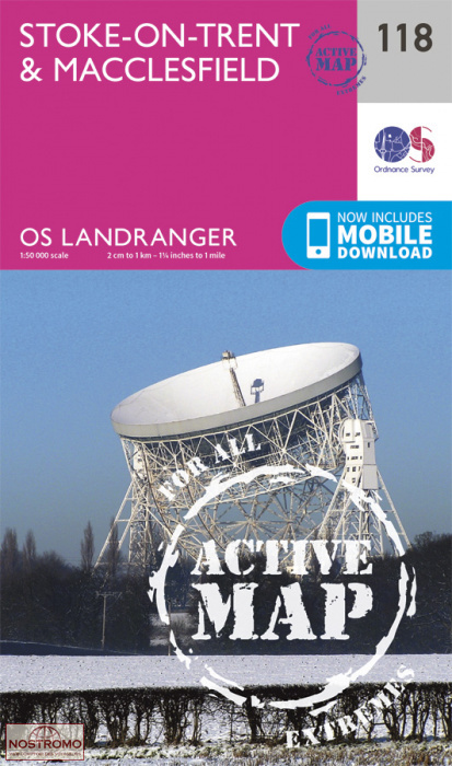 0118 STOKE-ON-TRENT & MACCLESFIELD | OS hiking map