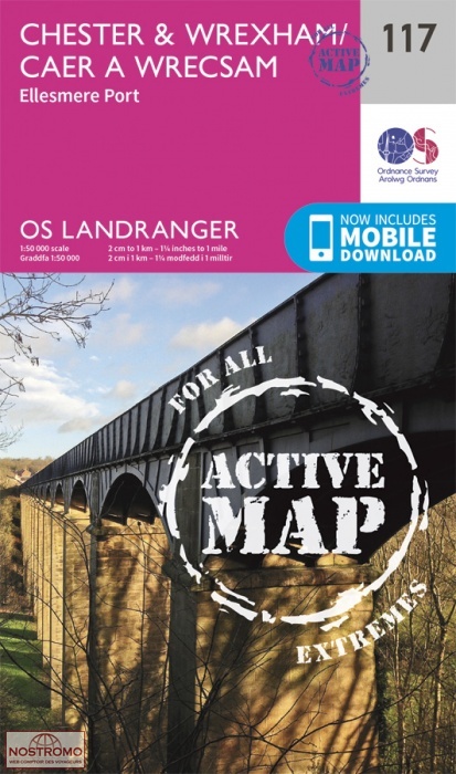 0117 CHESTER & WREXHAM - ELLESMERE PORT | OS hiking map