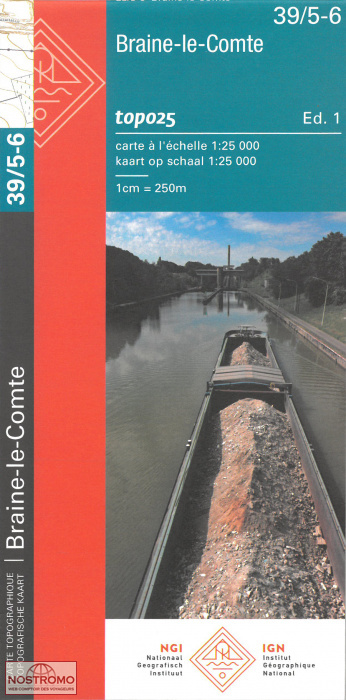 39/5-6 BRAINE-LE-COMTE | carte topographique NGI/IGN