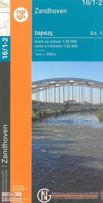 16/1-2 ZANDHOVEN | carte topographique NGI/IGN