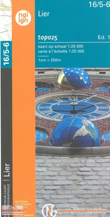 16/5-6 LIER | carte topographique NGI/IGN