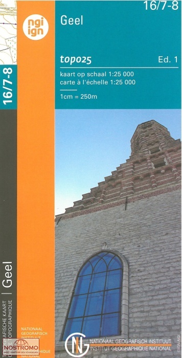 16/7-8 GEEL | carte topographique NGI/IGN