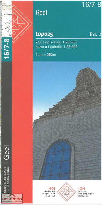16/7-8 GEEL | NGI/IGN topographical map
