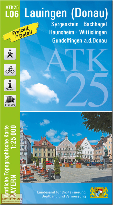 ATK25 - L06 LAUINGEN (DONAU) | LDBV hiking map