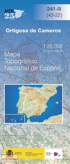 241-3 ORTIGOSA DE CAMEROS | carte topographique CNIG