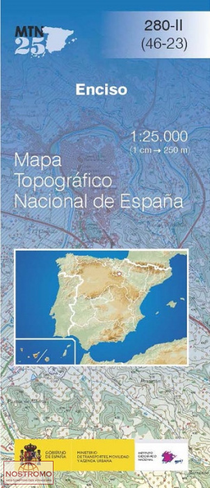 280-2 ENCISO | carte topographique CNIG