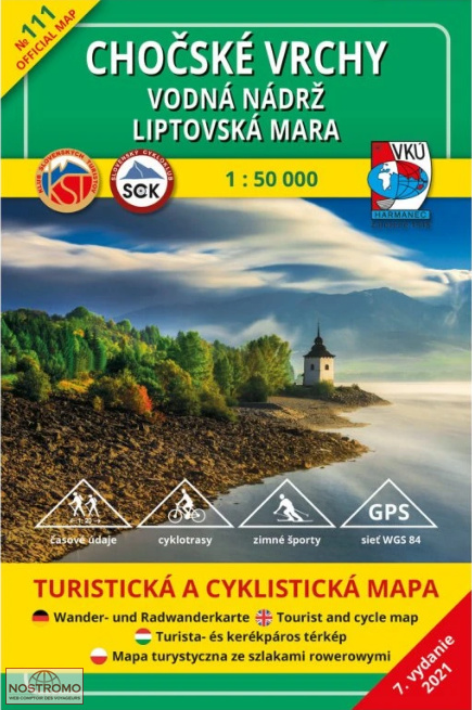 TM 111 - CHOČSKÉ VRCHY | VKÚ Harmanec hiking map