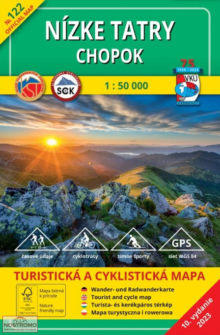 TM 122 - NÍZKE TATRY - CHOPOK | VKU hiking map