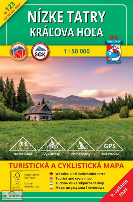TM 123 - NÍZKE TATRY | VKU hiking map