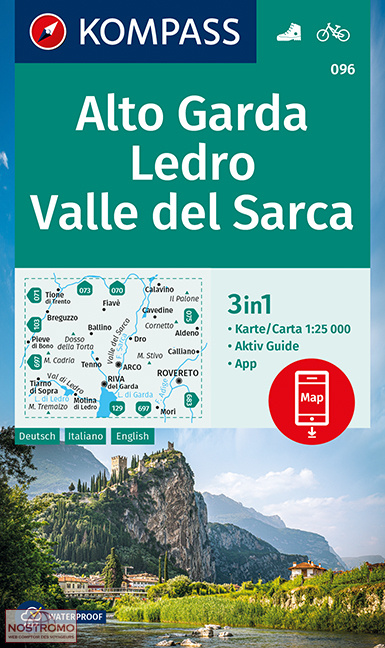 ALTO GARDA - VAL DI LEDRO 096 | Kompass hiking map