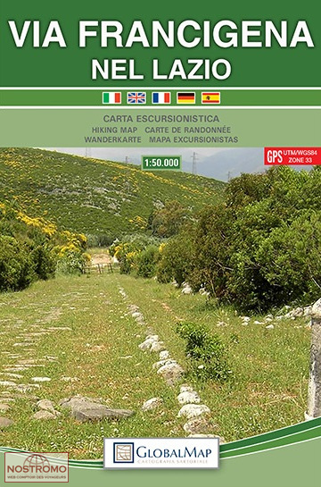 VIA FRANCIGENA IN LAZIO | GlobalMap hiking map