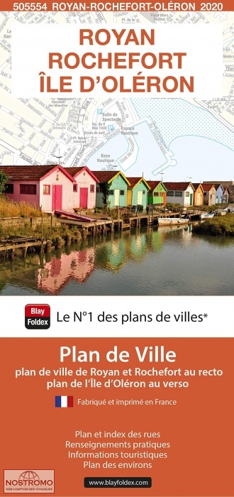 ROYAN - ROCHEFORT - ÎLE D'OLÉRON | Blay Foldex street map