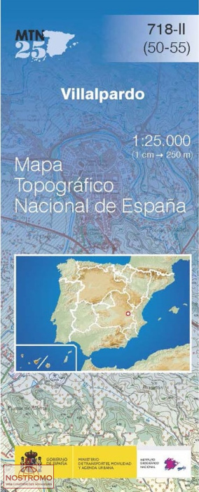 718-2 VILLALPARDO | carte topographique CNIG