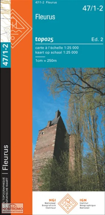 47/1-2 FLEURUS | NGI/IGN topographical map