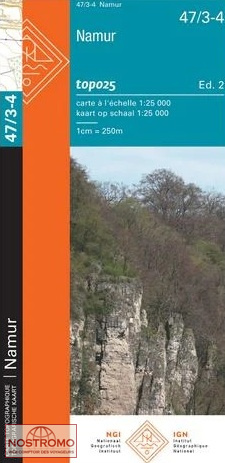 47/3-4 NAMUR | NGI/IGN topographical map