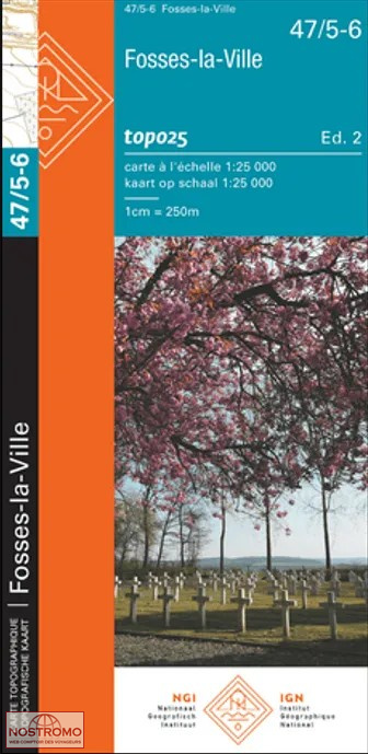 47/5-6 FOSSES-LA-VILLE | NGI/IGN topographical map