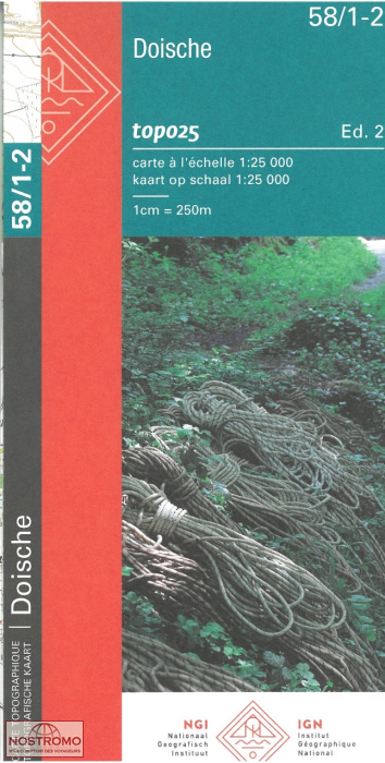 58/1-2 DOISCHE | NGI/IGN topographical map
