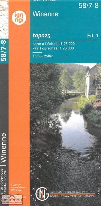 58/7-8 WINENNE | carte topographique NGI/IGN
