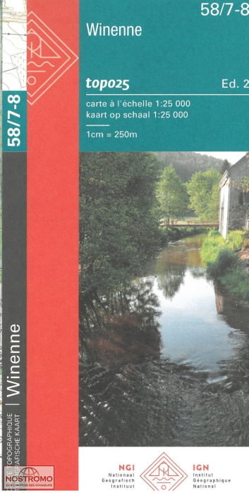 58/7-8 WINENNE | NGI/IGN topographical map