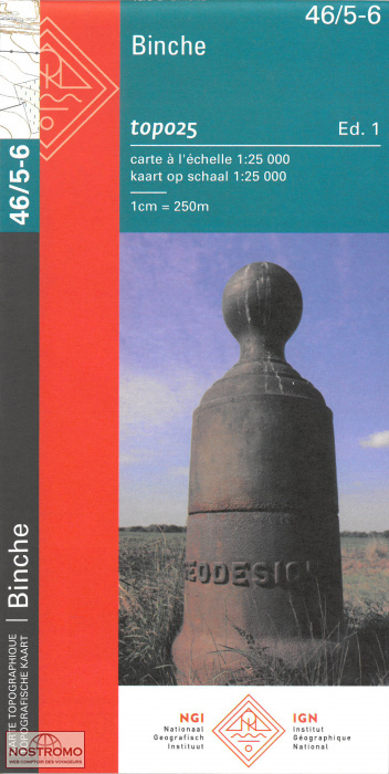46/5-6 BINCHE | carte topographique NGI/IGN