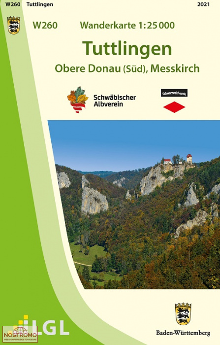 W260 TUTTLINGEN | LGL hiking map