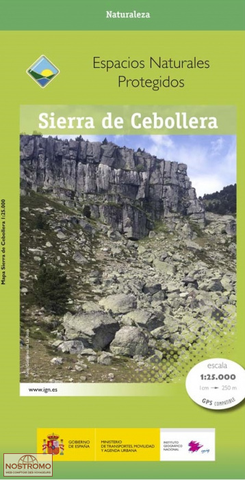 SIERRA DE CEBOLLERA | CNIG hiking map