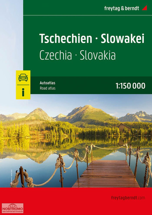 TCHÉQUIE - SLOVAQUIE | atlas routier Freytag & Berndt