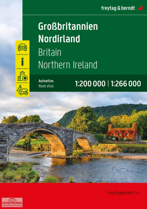 GRANDE-BRETAGNE - IRLANDE DU NORD | atlas routier Freytag & Berndt