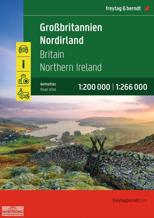 GRANDE-BRETAGNE - IRLANDE DU NORD | atlas routier Freytag & Berndt