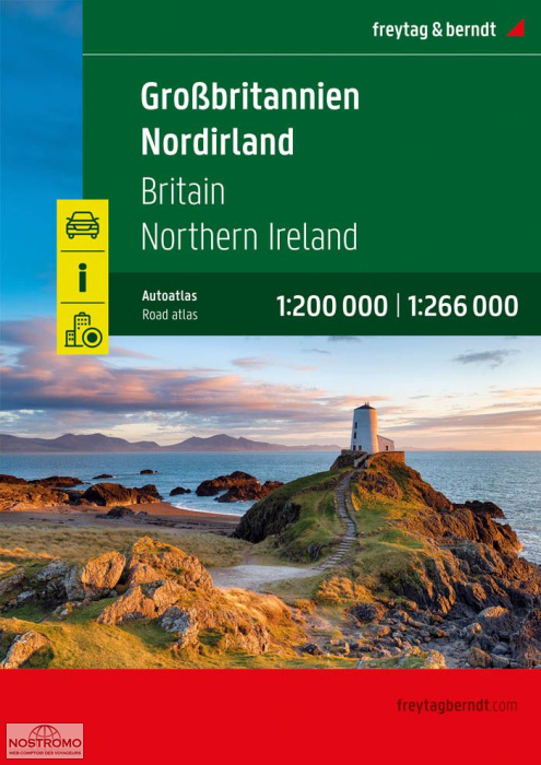 GRANDE-BRETAGNE - IRLANDE DU NORD | atlas routier Freytag & Berndt