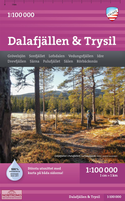 DALAFJÄLLEN & TRYSIL | Calazo hiking map