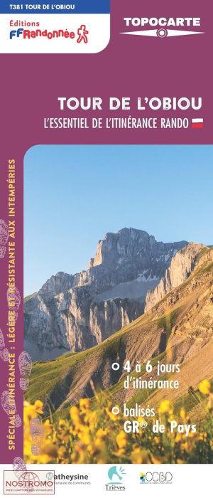 TOUR DE L'OBIOU | carte de randonnée FFRP