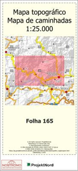 165 AROES | carte topographique Projektnord