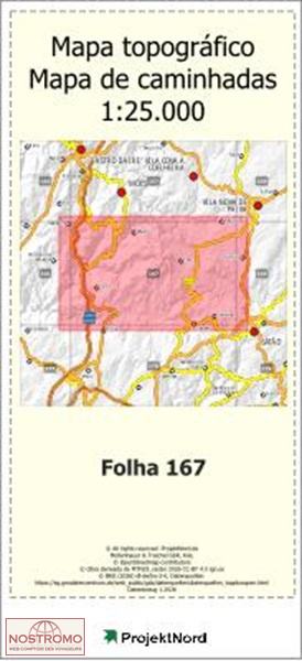 167 CALDE (VISEU) | carte topographique Projektnord