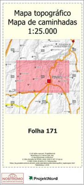 171 PINHEL | carte topographique Projektnord