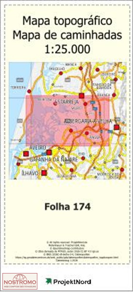 174 MURTOSA | carte topographique Projektnord