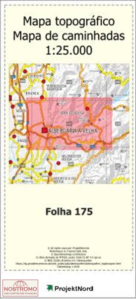175 ALBERGARIA-A-VELHA | carte topographique Projektnord