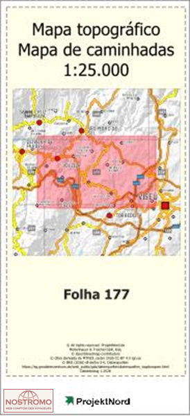 177 VOUZELA | carte topographique Projektnord