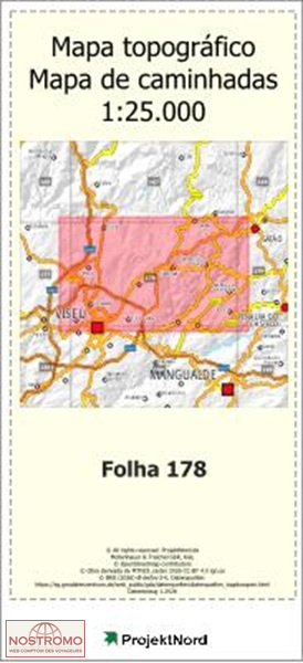 178 VISEU | carte topographique Projektnord