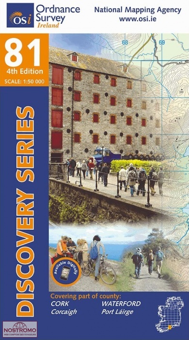 81 CORK - WATERFORD | OSI hiking map