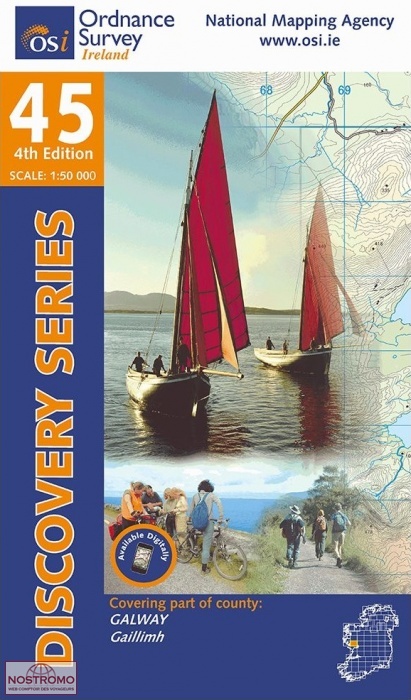 45 GALWAY | carte de randonnée OSI