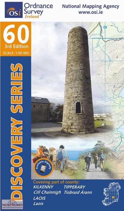 60 KILKENNY - LAOIS - TIPPERARY | OSI hiking map