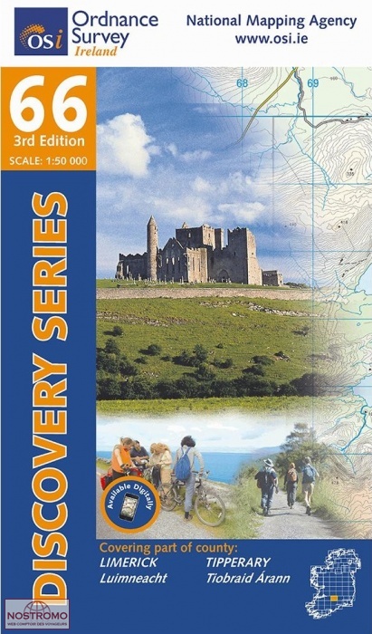 66 TIPPERARY - LIMERICK | OSI hiking map