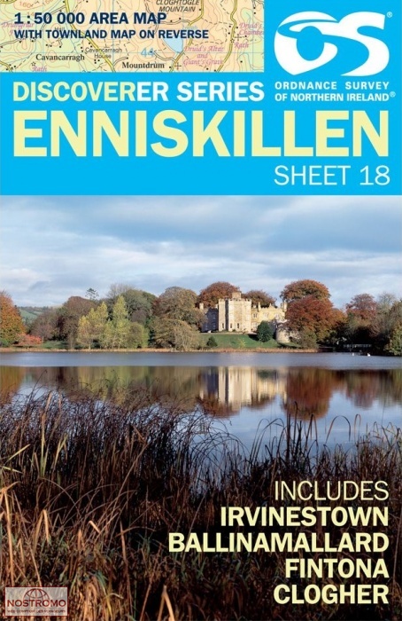 18 ENNISKILLEN | carte de randonnée OSNI