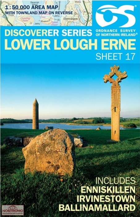 17 LOWER LOUGH ERNE | carte de randonnée OSNI