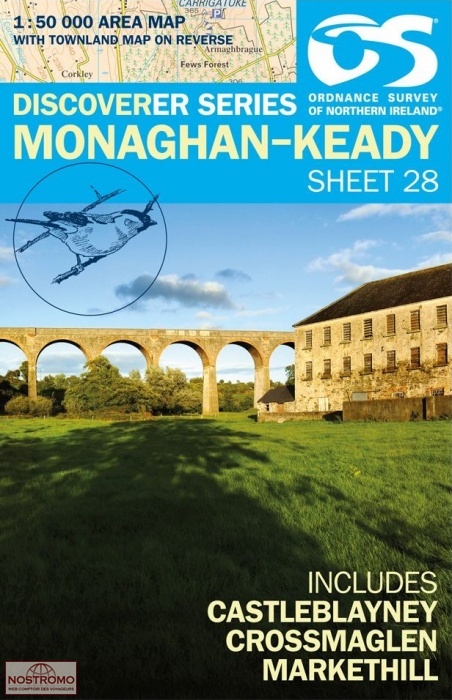28 MONAGHAN - KEADY | carte de randonnée OSNI