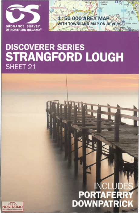 21 STRANGFORD LOUGH | carte de randonnée OSNI