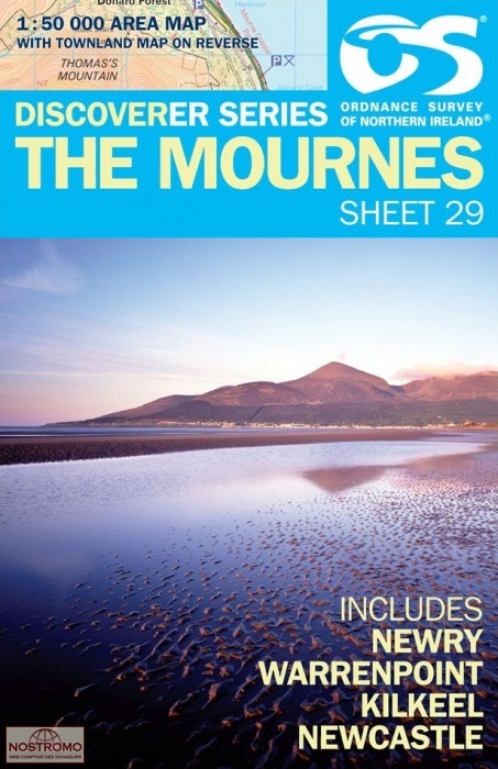 29 THE MOURNES | carte de randonnée OSNI