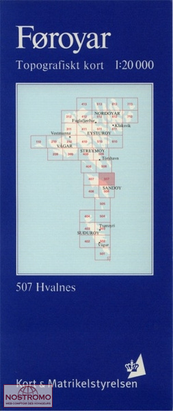 507 HVALNES | Kort & Matrikelstyrelsen topographical map