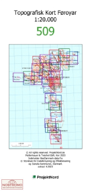 509 TÓRSHAVN | Kort & Matrikelstyrelsen topographical map